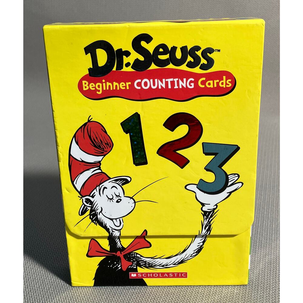 Dr. Seuss beginner counting cardsā scholastic set